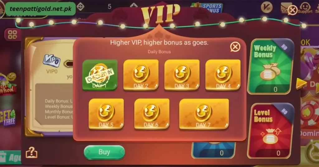 Teen Patti Gold APK Pakistan v1.656 Free Download for Android 8 VIP Bonus